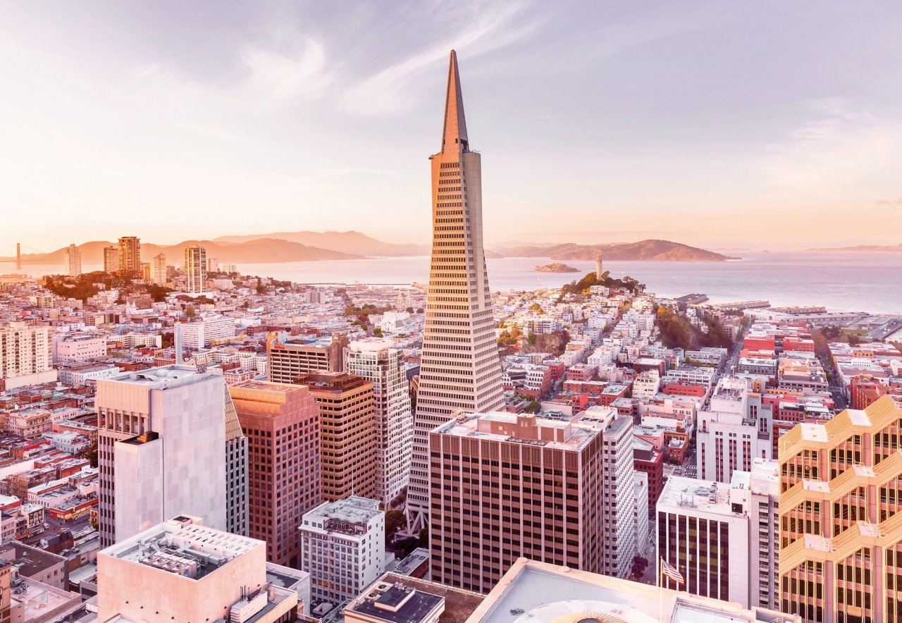 Fototapeta ranní San Francisco Morning 8-535 National Geographic / Obrazové tapety a fototapety na zeď Komar (368 x 254 cm)