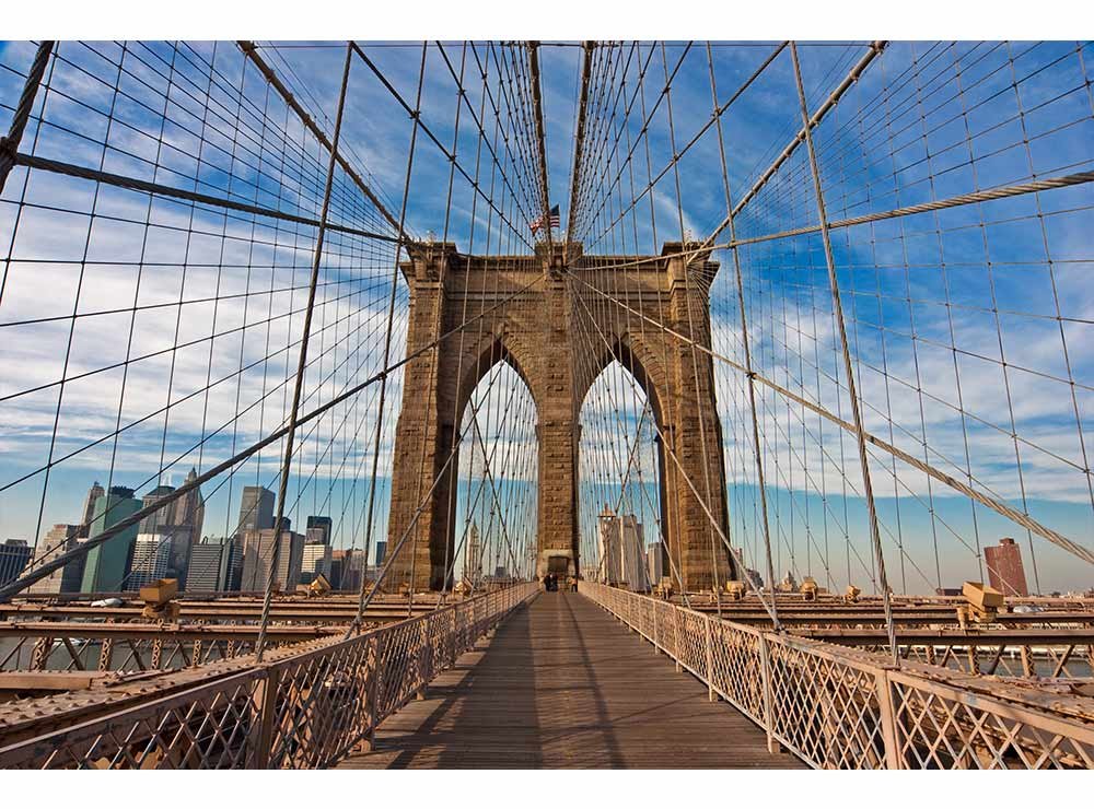 Vliesová fototapeta Brooklynský most 375 x 250 cm + lepidlo zdarma / MS-5-0005 vliesové fototapety na zeď DIMEX