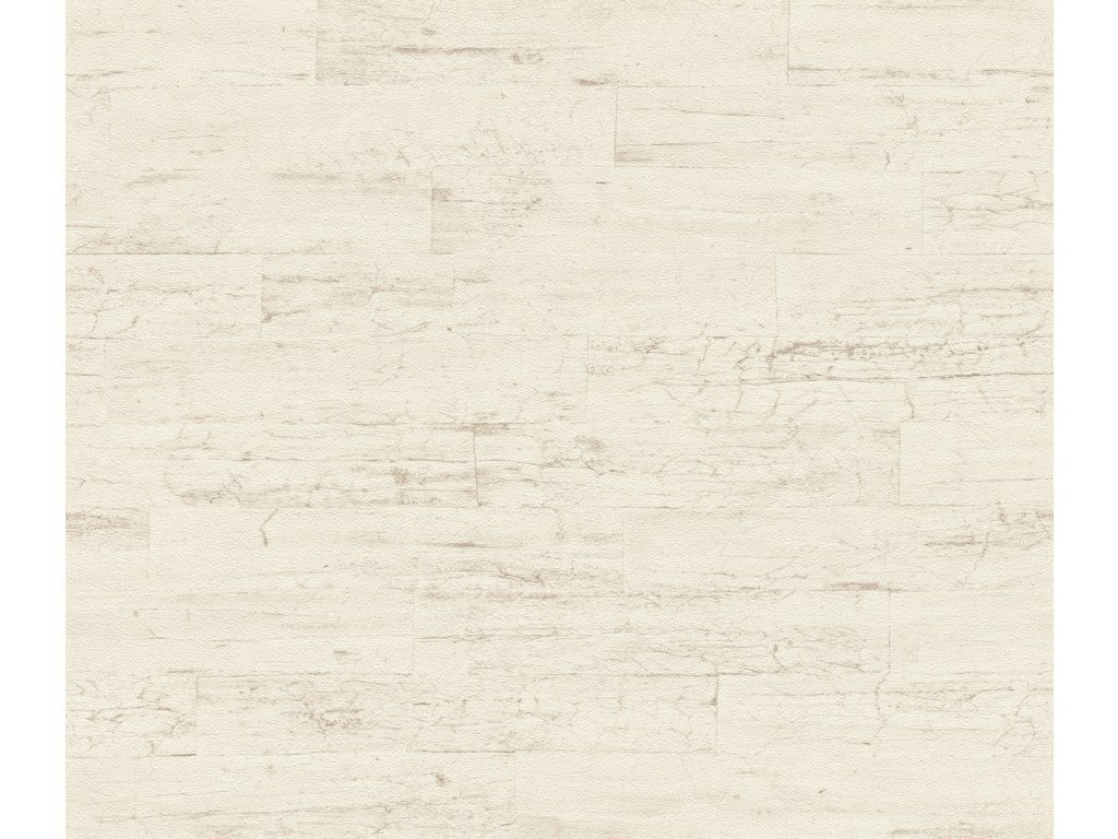 Vliesová tapeta krémová, dřevo 537000 / Tapety na zeď Curiosity (0,53 x 10,05 m) Rasch