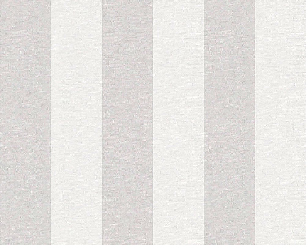 Vliesová tapeta šedé a bílé pruhy 314031 / Tapety na zeď 3140-31 Maison Charme (0,53 x 10,05 m) A.S.Création