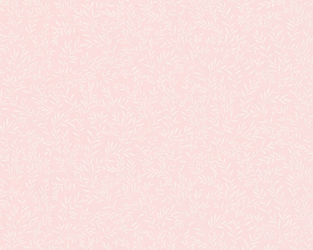 Vliesová tapeta rustikální, listy révy - růžová, bílá 390733 / Tapety na zeď 39073-3 Maison Charme (0,53 x 10,05 m) A.S.Création