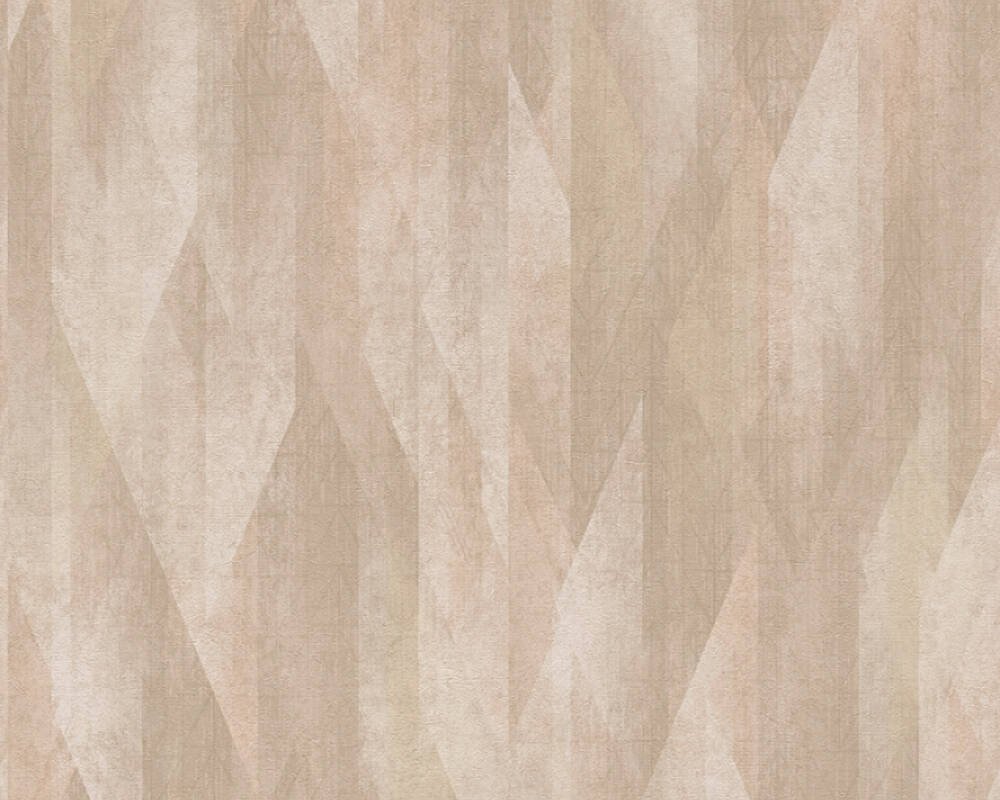 Vliesová tapeta grafická, geometrická hnědá, krémová 4002391043 (0,53 x 10,05 m) A.S.Création