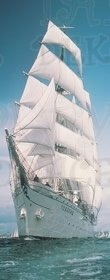 Fototapeta / Fototapety 2-dílné (86 x 220cm) Komar Sailing Boat 2-1017