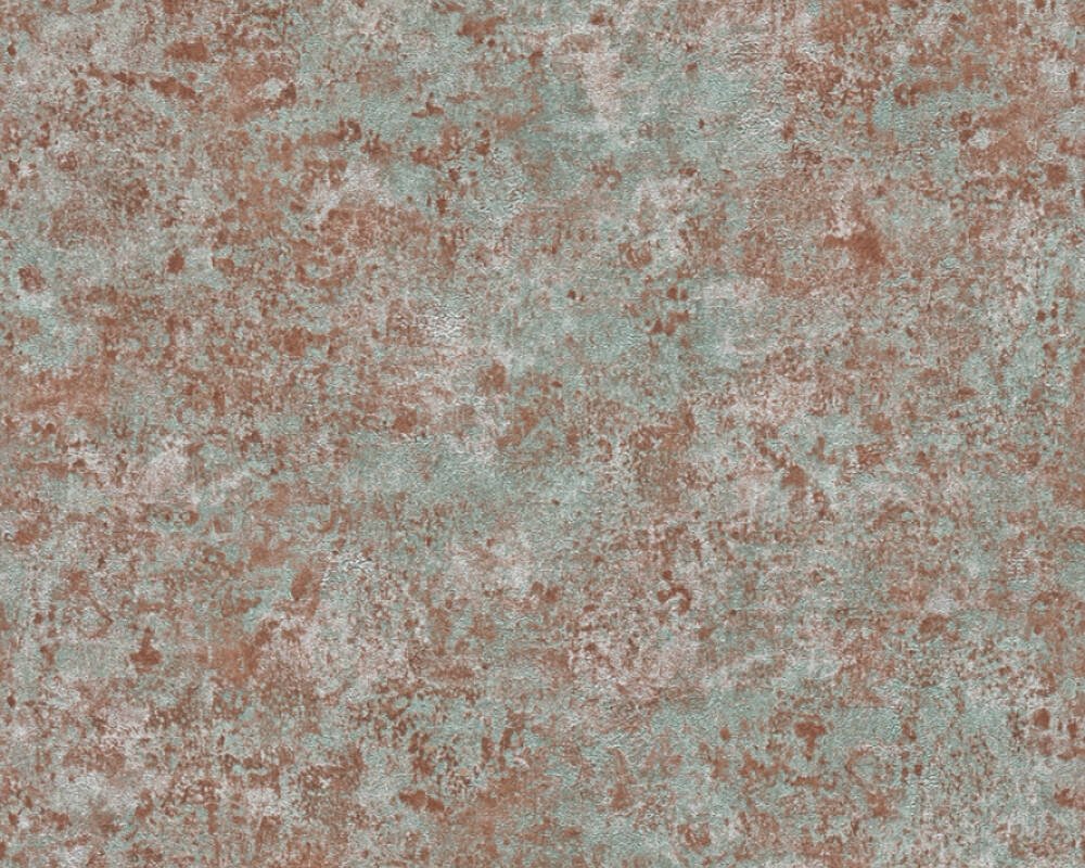 Vliesová tapeta beton - hnědá, zelená, stříbrná 4002391101 (0,53 x 10,05 m) A.S.Création