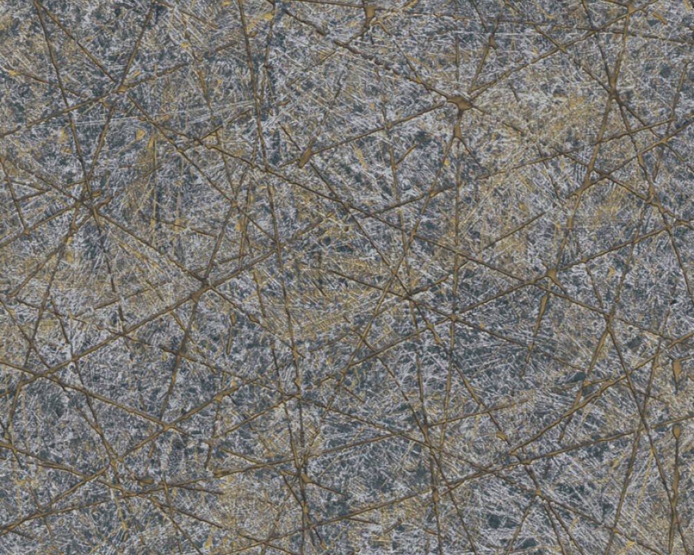 Vliesová tapeta černá, zlatá grafická 4002391774 (0,53 x 10,05 m) A.S.Création