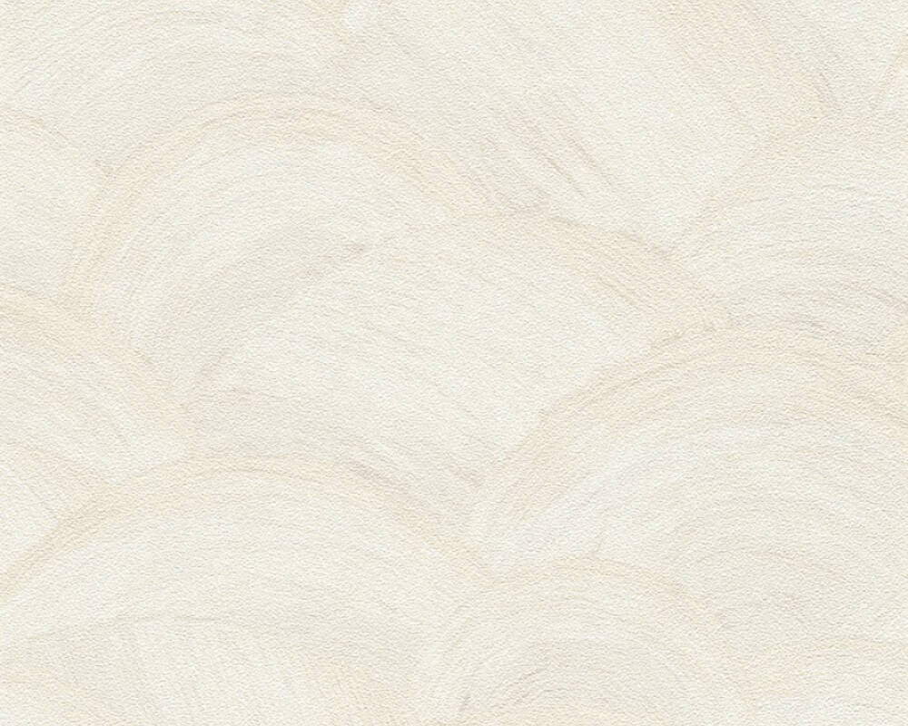 Luxusní vliesová tapeta vlny - krémová, šedá 4002391055 (0,53 x 10,05 m) A.S.Création