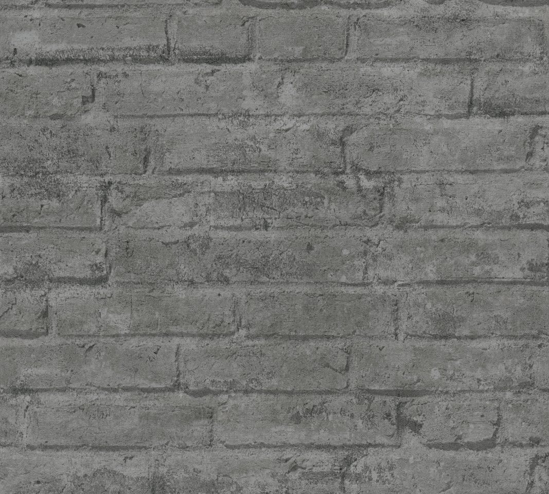 Vliesová tapeta šedé cihly 377476 / Tapety na zeď 37747-6 Industrial (0,53 x 10,05 m) A.S.Création