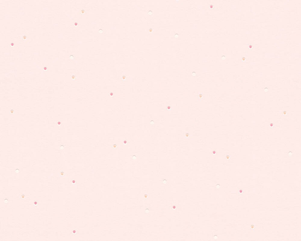 Dětská vliesová tapeta 2194-73 růžová s puntíky / Vliesové tapety pro děti 219473 Boys and Girls 6 (0,53 x 10,05 m) A.S.Création