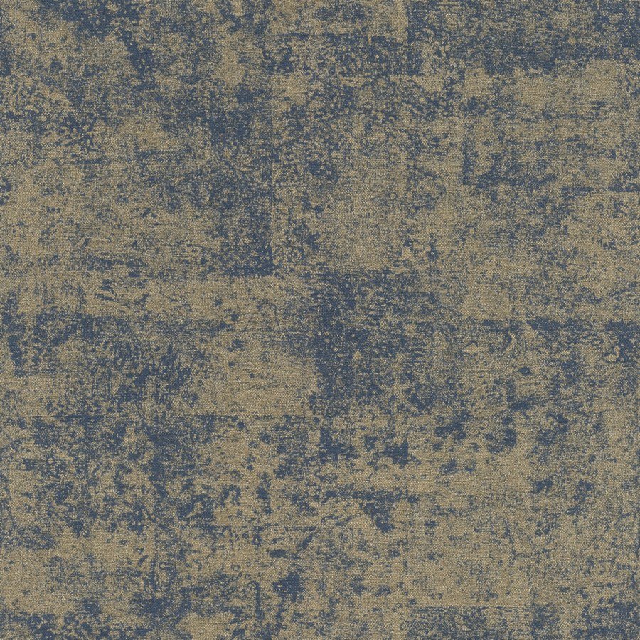 Vliesová tapeta betonová stěrka modrá 410723 / Vliesové tapety na zeď Kimono (0,53 x 10,05 m) Rasch
