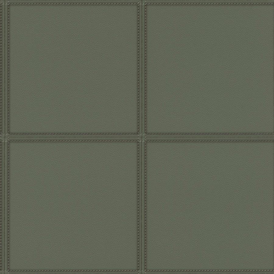 Vliesová tapeta zelená imitace kůže 419023 / Vliesové tapety na zeď Club, Aldora III (0,53 x 10,05 m) Rasch